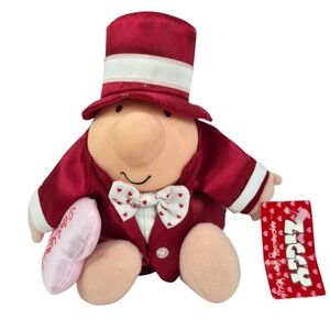 VTG 1987 American Greetings ZIGGY "I LOVE YOU" Valentine's Day Rubber Face Plush